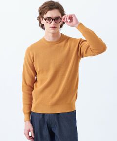 MACKINTOSH PHILOSOPHY(MENS) / マッキントッシュ フィロソフィー　メンズ ニット・セーター | 片畦プレーティング クルーネックプルオーバーニット