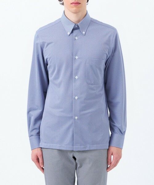 MACKINTOSH PHILOSOPHY(MENS) / マッキントッシュ フィロソフィー　メンズ シャツ・ブラウス | トロッター シャツ スクエアボタンダウン トリコットバリエーション | 詳細6