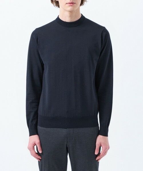 MACKINTOSH PHILOSOPHY(MENS) / マッキントッシュ フィロソフィー　メンズ ニット・セーター | TEXBRIDプレーティング セミモックネックプルオーバーニット | 詳細4