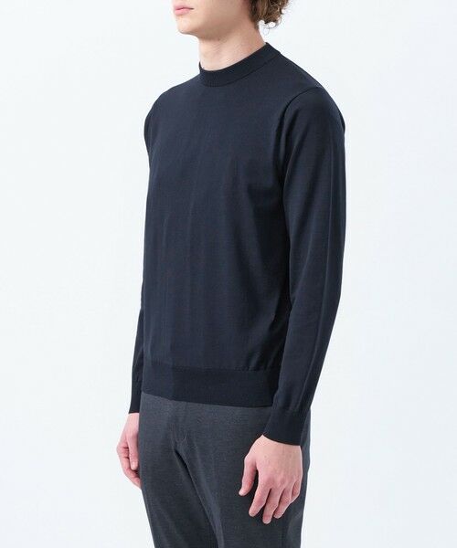 MACKINTOSH PHILOSOPHY(MENS) / マッキントッシュ フィロソフィー　メンズ ニット・セーター | TEXBRIDプレーティング セミモックネックプルオーバーニット | 詳細5