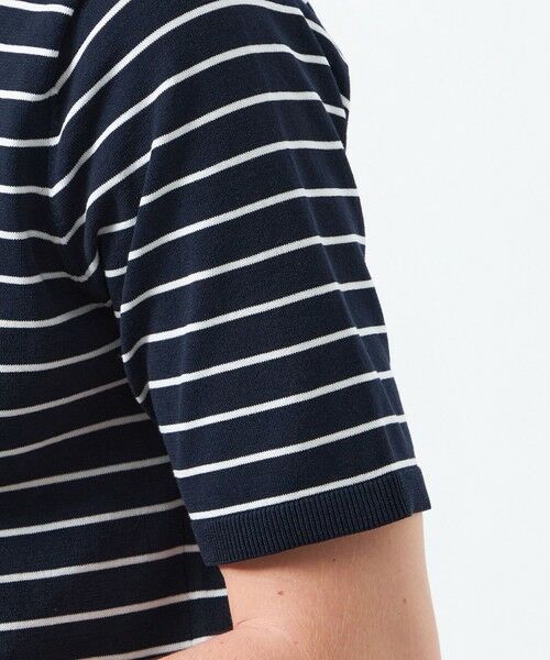 MACKINTOSH PHILOSOPHY(MENS) / マッキントッシュ フィロソフィー　メンズ ニット・セーター | TEXBRIDプレーティング 半袖セミモックネックプルオーバーニット | 詳細8