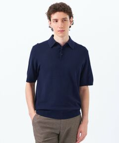 MACKINTOSH PHILOSOPHY(MENS) / マッキントッシュ フィロソフィー　メンズ ニット・セーター | フラッフィーニット 半袖ニットポロ