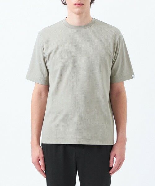 MACKINTOSH PHILOSOPHY(MENS) / マッキントッシュ フィロソフィー　メンズ カットソー | ミニチェックリンクス クルーネックTシャツ | 詳細4