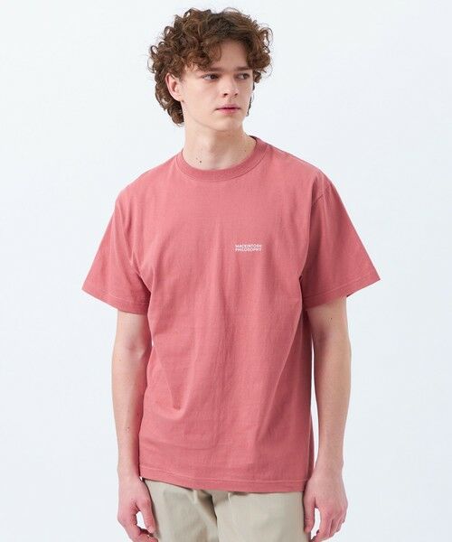 MACKINTOSH PHILOSOPHY(MENS)/マッキントッシュ フィロソフィー メンズ 【WEB&一部店舗】5.6oz クルーネックロゴTシャツ レッド4 36 MACKINTOSH PHILOSOPHY(MENS)/マッキントッシュ フィロソフィー メンズ 【WEB&一部店舗】5.6oz クルーネックロゴTシャツ レッド4 36