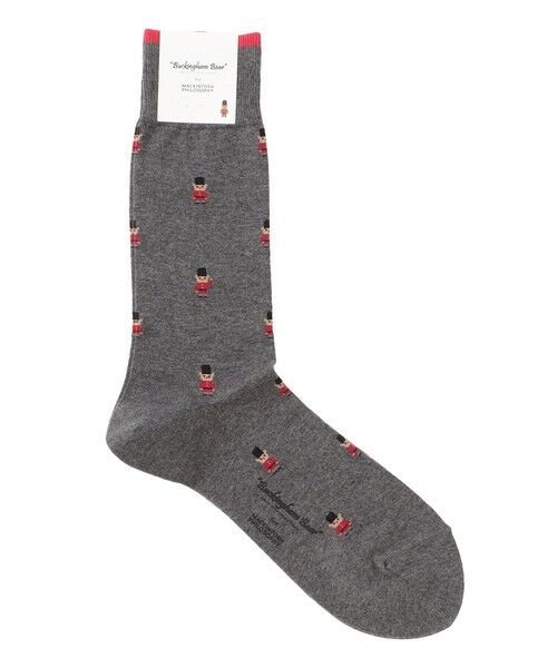 MACKINTOSH PHILOSOPHY(MENS)/マッキントッシュ フィロソフィー メンズ バッキンガムべア カジュアルソックス グレー3 X MACKINTOSH PHILOSOPHY(MENS)/マッキントッシュ フィロソフィー メンズ バッキンガムべア カジュアルソックス グレー3 X