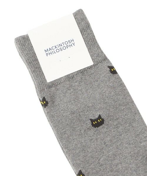 MACKINTOSH PHILOSOPHY(MENS) / マッキントッシュ フィロソフィー　メンズ その他インナー・ルームウェア | キャット カジュアルソックス | 詳細1