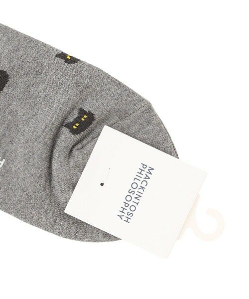 MACKINTOSH PHILOSOPHY(MENS) / マッキントッシュ フィロソフィー　メンズ その他インナー・ルームウェア | キャットモチーフ アンクレット カジュアルソックス | 詳細3