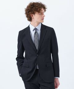 MACKINTOSH PHILOSOPHY(MENS) / マッキントッシュ フィロソフィー　メンズ ノーカラージャケット | トロッター エクストラソリッド ジャケット ポリエステルキャバリーツイル