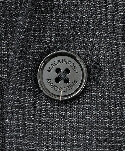 MACKINTOSH PHILOSOPHY(MENS) / マッキントッシュ フィロソフィー メンズ ノーカラージャケット | テーラードジャージー ジャケット チドリ/バーズアイ | 詳細9