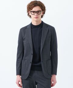 MACKINTOSH PHILOSOPHY(MENS) / マッキントッシュ フィロソフィー　メンズ ノーカラージャケット | テーラードジャージー ジャケット チドリ/バーズアイ