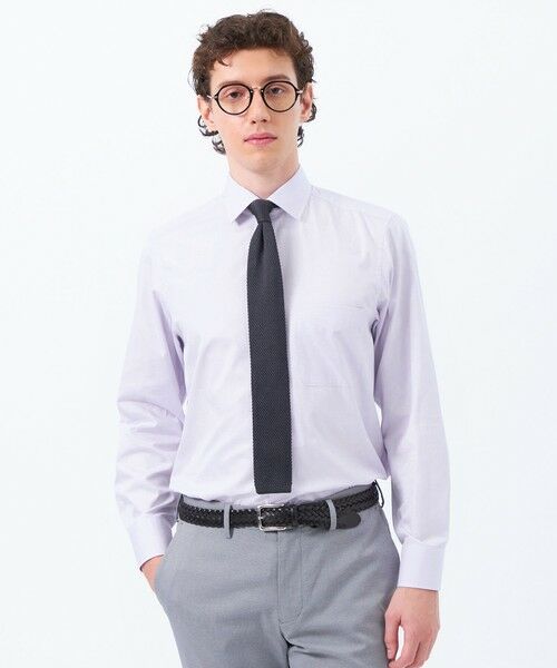 MACKINTOSH PHILOSOPHY(MENS)/マッキントッシュ フィロソフィー メンズ 【WEB&一部店舗限定】120双ロイヤルオックスフォード セミワイドドレスシャツ ラベンダー3 42 MACKINTOSH PHILOSOPHY(MENS)/マッキントッシュ フィロソフィー メンズ 【WEB&一部店舗限定】120双ロイヤルオックスフォード セミワイドドレスシャツ ラベンダー3 42