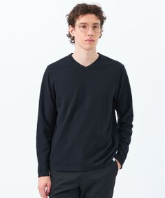 MACKINTOSH PHILOSOPHY(MENS) / マッキントッシュ フィロソフィー　メンズ カットソー | ストレッチミラノリブ VネックロンＴ