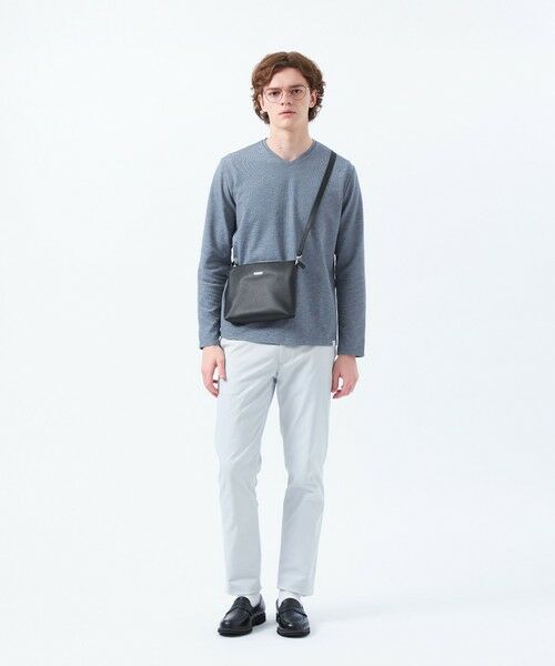 MACKINTOSH PHILOSOPHY(MENS) / マッキントッシュ フィロソフィー　メンズ カットソー | ストレッチミラノリブ VネックロンＴ | 詳細3