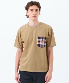 MACKINTOSH PHILOSOPHY(MENS) / マッキントッシュ フィロソフィー　メンズ カットソー | 【WEB&一部店舗限定】バッキンガムベア ハイエアーカノコ チェックポケット半袖Tシャツ