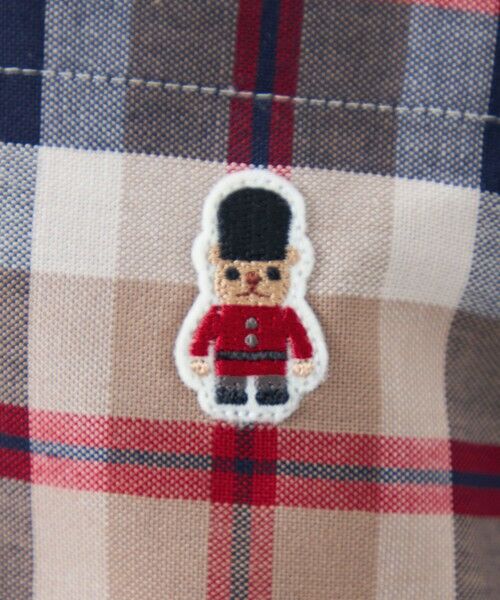 MACKINTOSH PHILOSOPHY(MENS) / マッキントッシュ フィロソフィー　メンズ カットソー | 【WEB&一部店舗限定】バッキンガムベア ハイエアーカノコ チェックポケット半袖Tシャツ | 詳細9