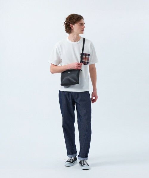 MACKINTOSH PHILOSOPHY(MENS) / マッキントッシュ フィロソフィー　メンズ カットソー | 【WEB&一部店舗限定】バッキンガムベア ハイエアーカノコ チェックポケット半袖Tシャツ | 詳細1