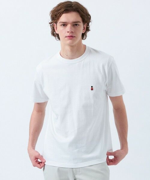 MACKINTOSH PHILOSOPHY(MENS)/マッキントッシュ フィロソフィー メンズ 【WEB&一部店舗限定】バッキンガムベア 5.6oz クルーネックワンポイントTシャツ ホワイト1 36 MACKINTOSH PHILOSOPHY(MENS)/マッキントッシュ フィロソフィー メンズ 【WEB&一部店舗限定】バッキンガムベア 5.6oz クルーネックワンポイントTシャツ ホワイト1 36