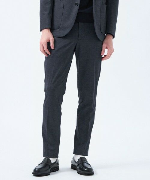 MACKINTOSH PHILOSOPHY(MENS)/マッキントッシュ フィロソフィー メンズ テーラードジャージー パンツ チドリ/バーズアイ ネイビー2 40 MACKINTOSH PHILOSOPHY(MENS)/マッキントッシュ フィロソフィー メンズ テーラードジャージー パンツ チドリ/バーズアイ ネイビー2 40