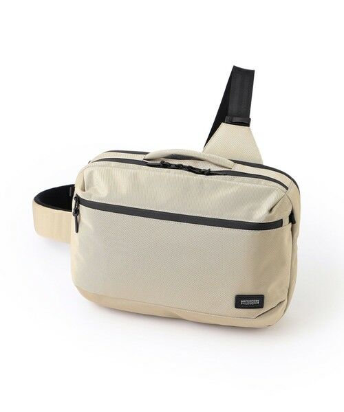 MACKINTOSH PHILOSOPHY(MENS)/マッキントッシュ フィロソフィー メンズ ポリエステルオックス シティーボディバッグ ベージュ6 X MACKINTOSH PHILOSOPHY(MENS)/マッキントッシュ フィロソフィー メンズ ポリエステルオックス シティーボディバッグ ベージュ6 X