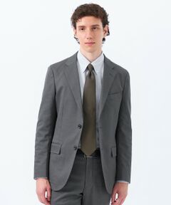 MACKINTOSH PHILOSOPHY(MENS) / マッキントッシュ フィロソフィー　メンズ ノーカラージャケット | トロッター ジャケット #000（ナンバーゼロ）バーズアイストレッチ リサイクル