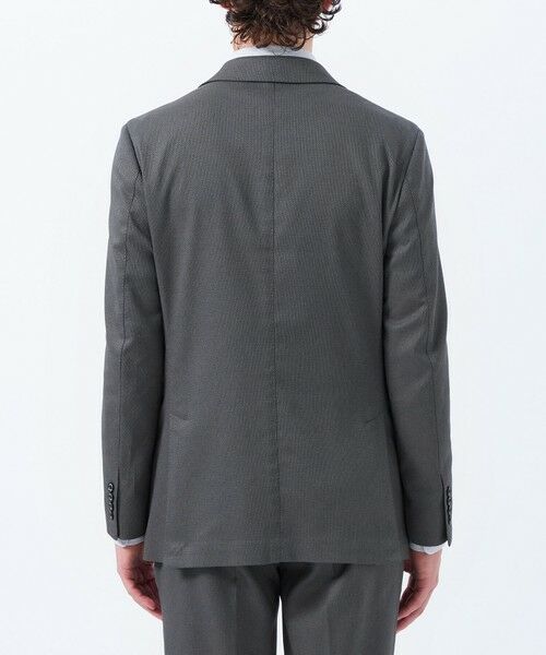 MACKINTOSH PHILOSOPHY(MENS) / マッキントッシュ フィロソフィー　メンズ ノーカラージャケット | トロッター ジャケット #000（ナンバーゼロ）バーズアイストレッチ リサイクル | 詳細6