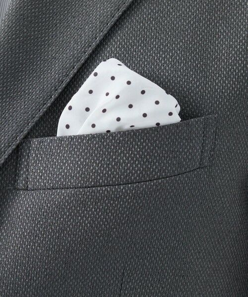 MACKINTOSH PHILOSOPHY(MENS) / マッキントッシュ フィロソフィー　メンズ ノーカラージャケット | トロッター ジャケット #000（ナンバーゼロ）バーズアイストレッチ リサイクル | 詳細8