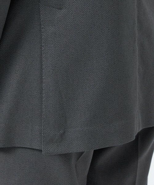 MACKINTOSH PHILOSOPHY(MENS) / マッキントッシュ フィロソフィー　メンズ ノーカラージャケット | トロッター ジャケット #000（ナンバーゼロ）バーズアイストレッチ リサイクル | 詳細10