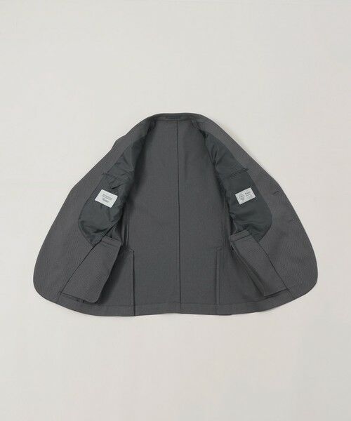 MACKINTOSH PHILOSOPHY(MENS) / マッキントッシュ フィロソフィー　メンズ ノーカラージャケット | トロッター ジャケット #000（ナンバーゼロ）バーズアイストレッチ リサイクル | 詳細11