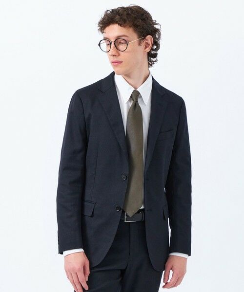 MACKINTOSH PHILOSOPHY(MENS)/マッキントッシュ フィロソフィー メンズ トロッター ジャケット #000(ナンバーゼロ)バーズアイストレッチ リサイクル ブラック1 38 MACKINTOSH PHILOSOPHY(MENS)/マッキントッシュ フィロソフィー メンズ トロッター ジャケット #000(ナンバーゼロ)バーズアイストレッチ リサイクル ブラック1 38