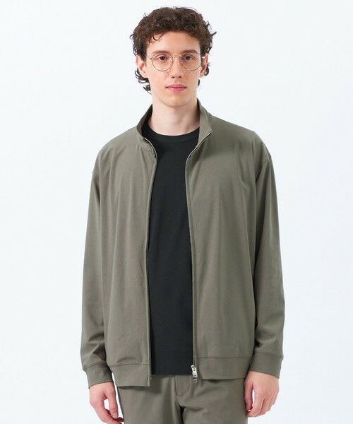 MACKINTOSH PHILOSOPHY(MENS)/マッキントッシュ フィロソフィー メンズ ドライフラットストレッチ スタンドカラーブルゾン ドライフラットストレッチクロス グリーン4 38 MACKINTOSH PHILOSOPHY(MENS)/マッキントッシュ フィロソフィー メンズ ドライフラットストレッチ スタンドカラーブルゾン ドライフラットストレッチクロス グリーン4 38