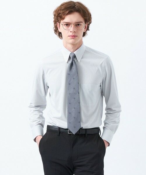 MACKINTOSH PHILOSOPHY(MENS)/マッキントッシュ フィロソフィー メンズ 【WEB&一部店舗限定】トロッター ボタンダウンシャツ トリコットバリエーション グレー4 36 MACKINTOSH PHILOSOPHY(MENS)/マッキントッシュ フィロソフィー メンズ 【WEB&一部店舗限定】トロッター ボタンダウンシャツ トリコットバリエーション グレー4 36