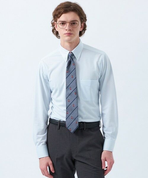 MACKINTOSH PHILOSOPHY(MENS)/マッキントッシュ フィロソフィー メンズ 【WEB&一部店舗限定】トロッター ボタンダウンシャツ トリコットバリエーション グリーン1 38 MACKINTOSH PHILOSOPHY(MENS)/マッキントッシュ フィロソフィー メンズ 【WEB&一部店舗限定】トロッター ボタンダウンシャツ トリコットバリエーション グリーン1 38