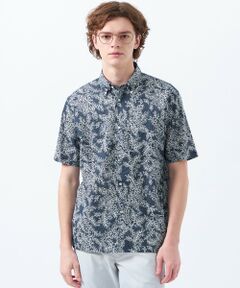 MACKINTOSH PHILOSOPHY(MENS) / マッキントッシュ フィロソフィー　メンズ シャツ・ブラウス | 半袖ボタンダウンシャツ ミラクルウェーブ