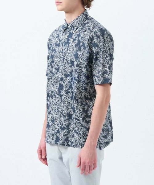 MACKINTOSH PHILOSOPHY(MENS) / マッキントッシュ フィロソフィー メンズ シャツ・ブラウス | 半袖ボタンダウンシャツ ミラクルウェーブ | 詳細6