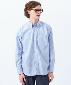 MACKINTOSH PHILOSOPHY(MENS) / マッキントッシュ フィロソフィー　メンズ シャツ・ブラウス | オーバーサイズ 長袖ボタンダウンシャツ 無地/ストライプ