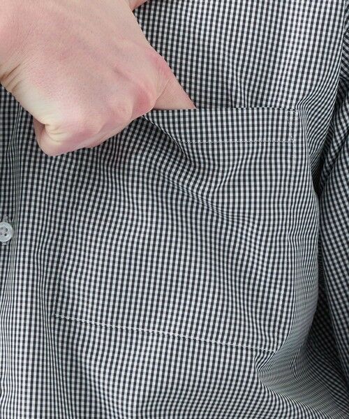 MACKINTOSH PHILOSOPHY(MENS) / マッキントッシュ フィロソフィー　メンズ シャツ・ブラウス | トロッター オーバーサイズバンドカラーシャツ  チェック/無地 | 詳細6