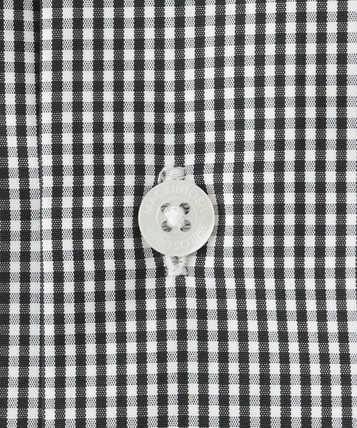 MACKINTOSH PHILOSOPHY(MENS) / マッキントッシュ フィロソフィー　メンズ シャツ・ブラウス | トロッター オーバーサイズバンドカラーシャツ  チェック/無地 | 詳細8