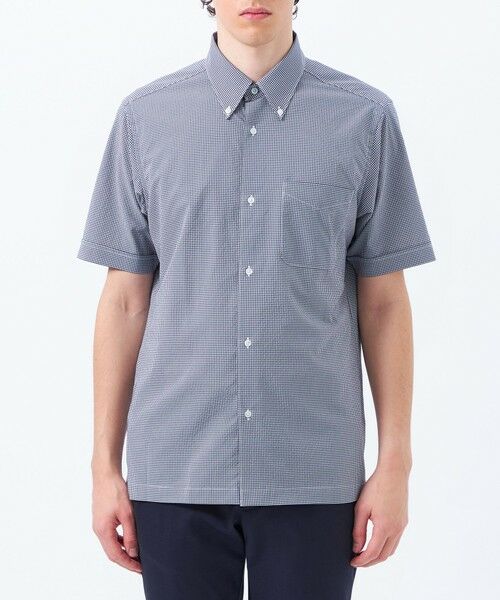 MACKINTOSH PHILOSOPHY(MENS) / マッキントッシュ フィロソフィー　メンズ シャツ・ブラウス | トロッター サッカーチェック スクエアボタンダウン | 詳細3