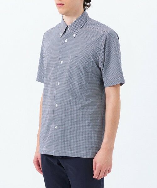 MACKINTOSH PHILOSOPHY(MENS) / マッキントッシュ フィロソフィー　メンズ シャツ・ブラウス | トロッター サッカーチェック スクエアボタンダウン | 詳細4