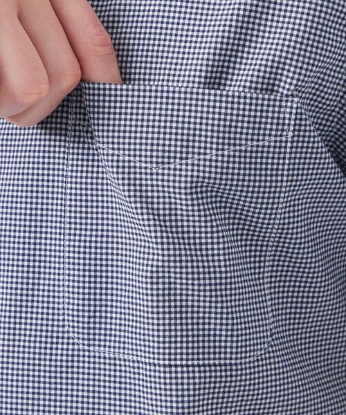 MACKINTOSH PHILOSOPHY(MENS) / マッキントッシュ フィロソフィー　メンズ シャツ・ブラウス | トロッター サッカーチェック スクエアボタンダウン | 詳細6