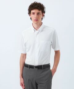 MACKINTOSH PHILOSOPHY(MENS) / マッキントッシュ フィロソフィー　メンズ シャツ・ブラウス | 【WEB&一部店舗限定】トロッター オックス/ストライプ スクエアボタンダウン半袖シャツ