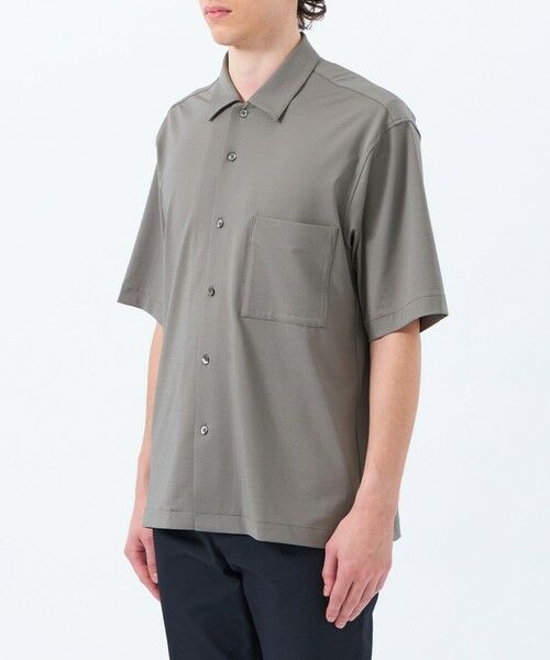 MACKINTOSH PHILOSOPHY(MENS) / マッキントッシュ フィロソフィー　メンズ シャツ・ブラウス | ドライフラットストレッチ ハイパーストレッチメッシュ オーバーサイズシャツ | 詳細4