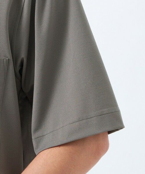 MACKINTOSH PHILOSOPHY(MENS) / マッキントッシュ フィロソフィー　メンズ シャツ・ブラウス | ドライフラットストレッチ ハイパーストレッチメッシュ オーバーサイズシャツ | 詳細7