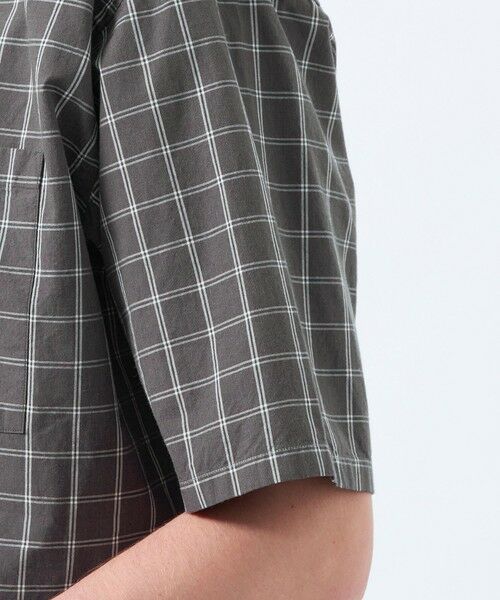 MACKINTOSH PHILOSOPHY(MENS) / マッキントッシュ フィロソフィー　メンズ シャツ・ブラウス | バッキンガムベア オーバーサイズボタンダウンシャツ モノトーンチェック | 詳細6