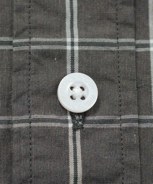 MACKINTOSH PHILOSOPHY(MENS) / マッキントッシュ フィロソフィー　メンズ シャツ・ブラウス | バッキンガムベア オーバーサイズボタンダウンシャツ モノトーンチェック | 詳細8