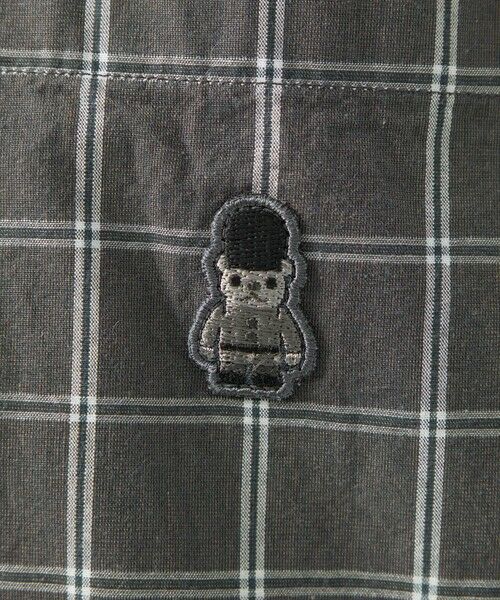 MACKINTOSH PHILOSOPHY(MENS) / マッキントッシュ フィロソフィー　メンズ シャツ・ブラウス | バッキンガムベア オーバーサイズボタンダウンシャツ モノトーンチェック | 詳細9