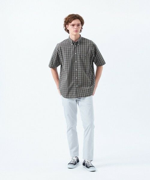 MACKINTOSH PHILOSOPHY(MENS) / マッキントッシュ フィロソフィー　メンズ シャツ・ブラウス | バッキンガムベア オーバーサイズボタンダウンシャツ モノトーンチェック | 詳細2