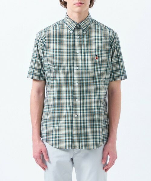 MACKINTOSH PHILOSOPHY(MENS) / マッキントッシュ フィロソフィー メンズ シャツ・ブラウス | バッキンガムベア 半袖ボタンダウンシャツ 柄バリエーション | 詳細5