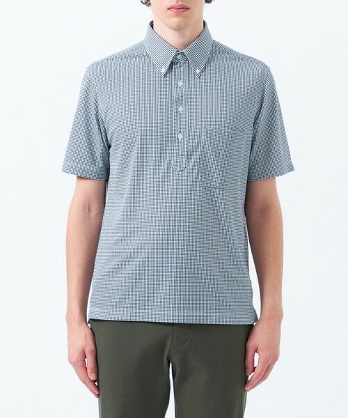 MACKINTOSH PHILOSOPHY(MENS) / マッキントッシュ フィロソフィー　メンズ シャツ・ブラウス | トロッター 鹿の子ジャージー プリント柄バリエーション ボタンダウンポロ | 詳細6