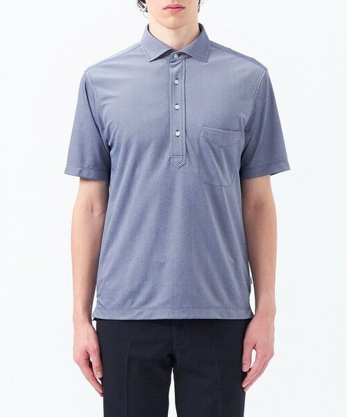 MACKINTOSH PHILOSOPHY(MENS) / マッキントッシュ フィロソフィー　メンズ シャツ・ブラウス | トロッター メランジ鹿の子 カッタウェイポロ | 詳細5